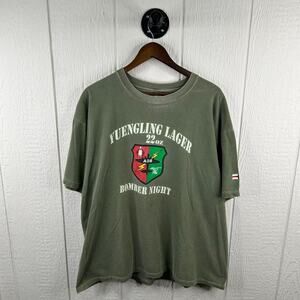 Y2K Yuengling Lager Bomber Night Beer Tee Size X-Large